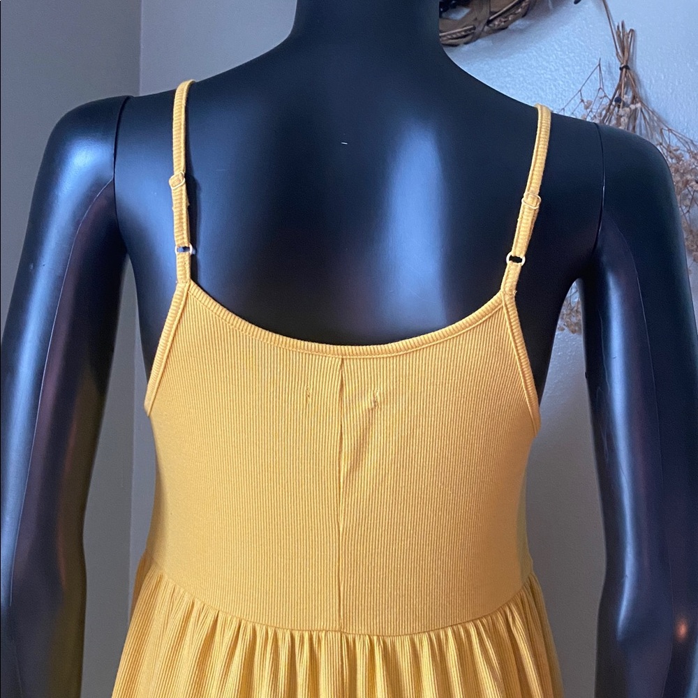 Wild Fable Mustard Ribbed Dress - Picture 10 of 12